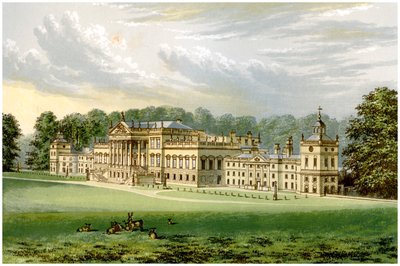 Wentworth Woodhouse, Yorkshire, hjemsted for Earl Fitzwilliam, c1880 af Unbekannt