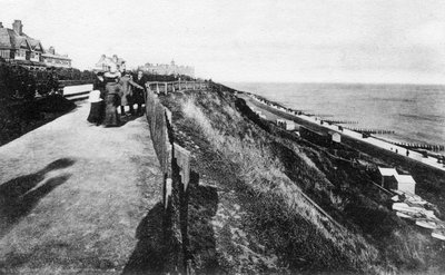 West Cliff og haver, Felixstowe, Suffolk, begyndelsen af det 20. århundrede af Unbekannt