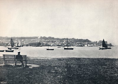 West Cowes - Udsigt fra East Cowes, 1895 af Unbekannt
