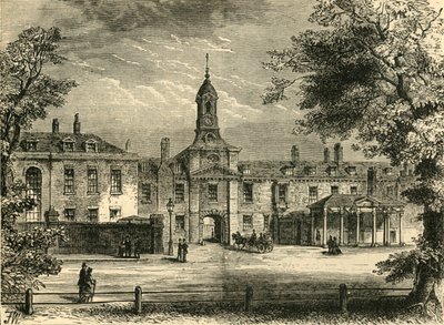 West Front of Kensington Palace, c1876. af Unbekannt