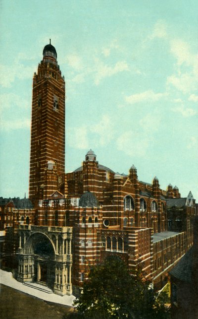 Westminster Cathedral, London, c1910. af Unbekannt