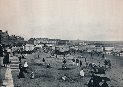 Weymouth - Almindelig udsigt over byen og stranden, 1895 af Unbekannt
