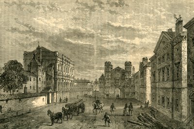 Whitehall, Looking Towards Holbein Gateway, 1881. af Unbekannt