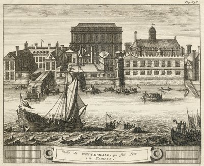 Whitehall, Westminster, London, 1707 af Unbekannt