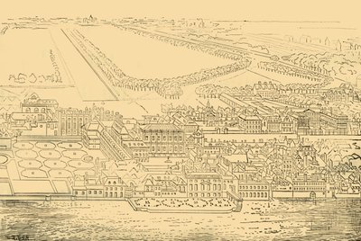 Whitehall, fra floden, 1881. af Unbekannt