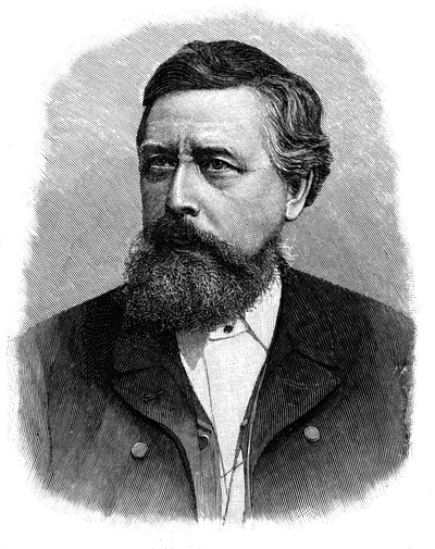 Wilhelm Liebknecht, tysk socialdemokrat fra det 19. århundrede af Unbekannt