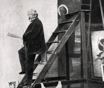 William-Adolphe Bouguereau, fransk kunstner, 1900 af Unbekannt