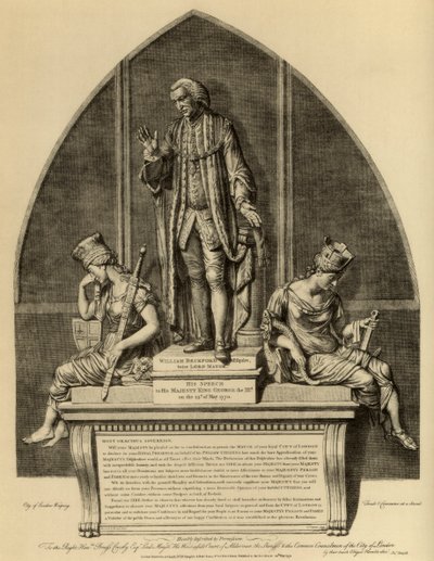 William Beckford og hans tale til kong George III, 1770 1886 af Unbekannt