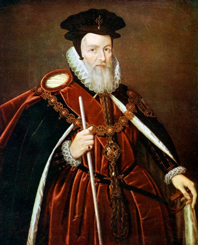 William Cecil, 1. baron Burghley, 1500-tallet c1905 af Unbekannt