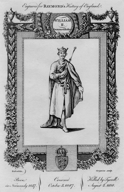 Vilhelm II. Tilnavnet Rufus, c1787 af Unbekannt