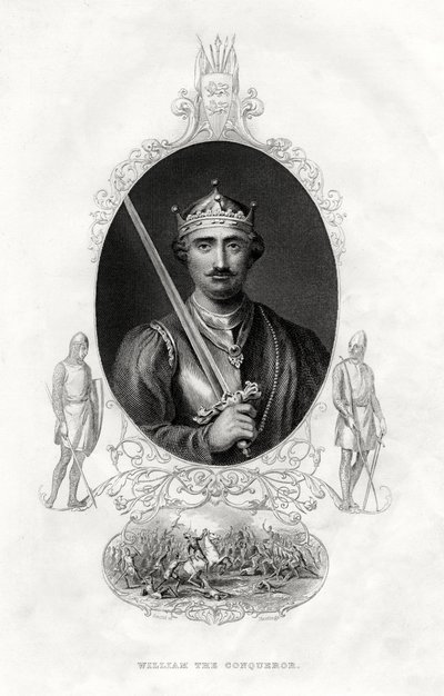 William I af England, også kendt som Vilhelm Erobreren, 1860 af Unbekannt