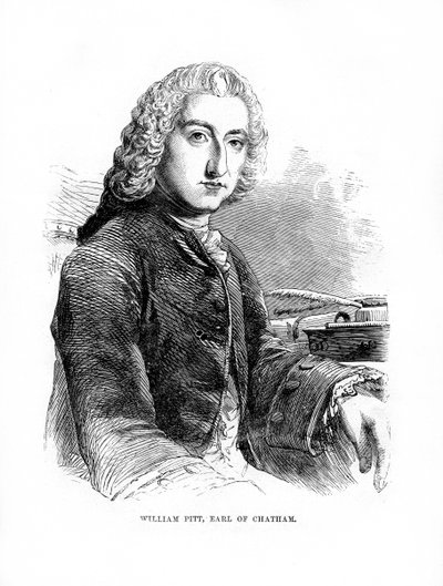 William Pitt, 1st Earl of Chatham, British Whig-statsmand, 1872 af Unbekannt