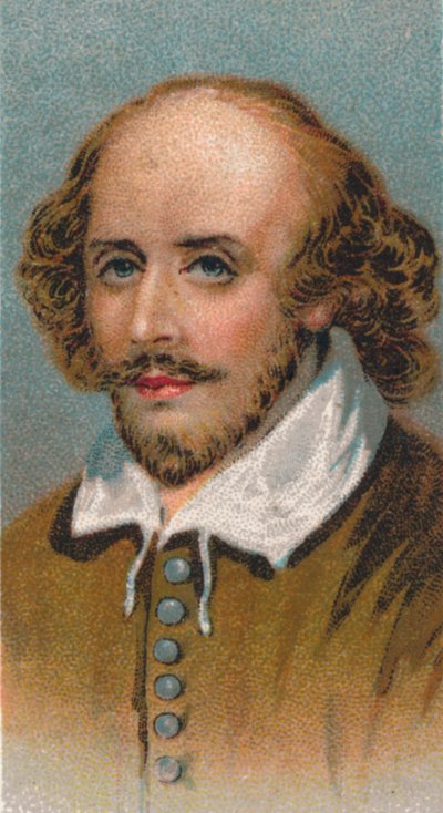 William Shakespeare 1564-1616, engelsk digter og dramatiker, 1924 af Unbekannt