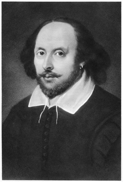 William Shakespeare, engelsk dramatiker, 1800-tallet af Unbekannt