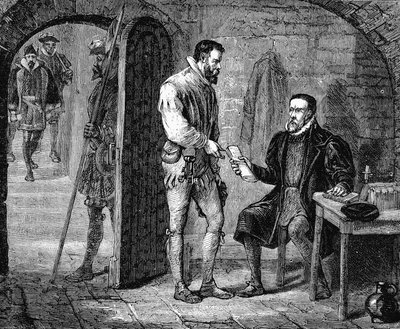 William Tyndale, engelsk oversætter, 1536 slutningen af det 19. århundrede af Unbekannt