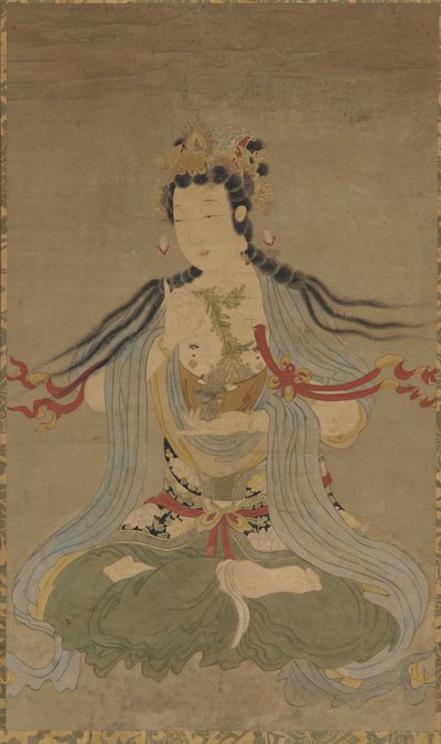 Pilegren Guanyin, Ming-dynastiet, 1600-tallet. af Unbekannt