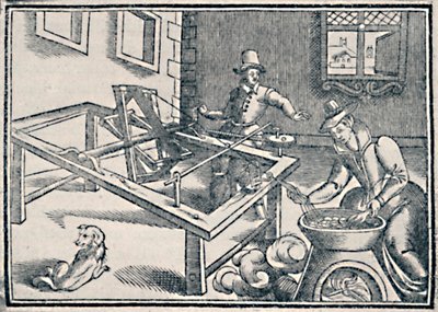 Afvikling af silke, c1600, 1903 af Unbekannt