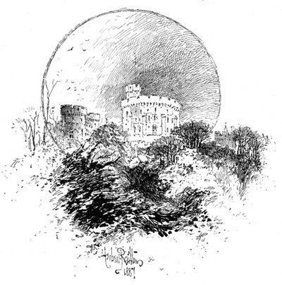 Windsor Castle fra Deans-haven, 1887, 1900 af Unbekannt