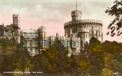 Windsor Castle fra Vesten, 1935. af Unbekannt