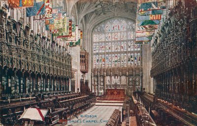 Windsor, St. Georges kapel, kor c1916 af Unbekannt