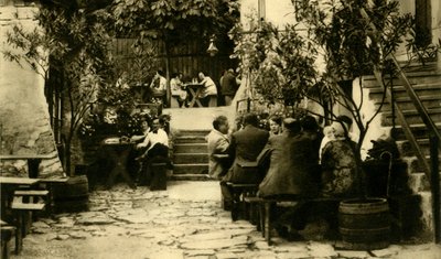 Vingård i Grinzing, Wien, Østrig, c1935. af Unbekannt