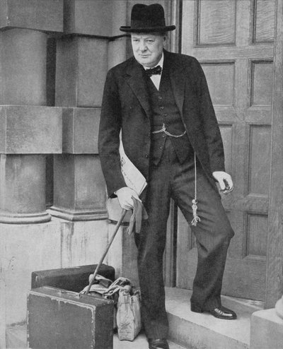 Winston Churchill ved Admiralitetet, 1939, 1940 af Unbekannt