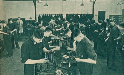 Wireless Operator Mechanics Workshop, 1940 af Unbekannt