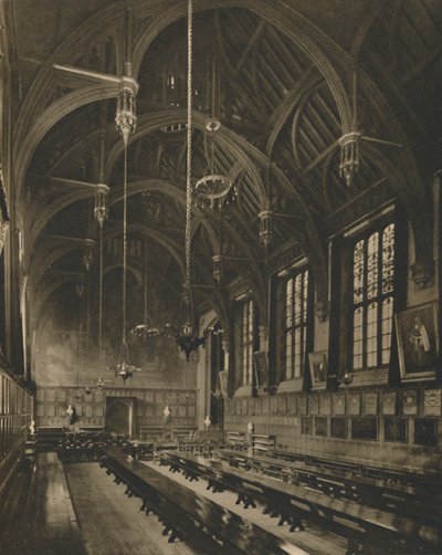 Indenfor The Magnificent Hall of Lincolns Inn, c1935. af Unbekannt