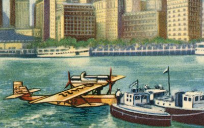 Wolfgang von Gronau ankommer til New York, august 1930, 1932. af Unbekannt