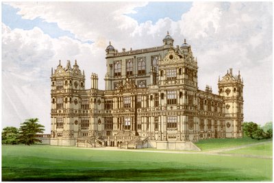 Wollaton Hall, Nottingham, Nottinghamshire, hjemsted for Lord Middleton, c1880 af Unbekannt