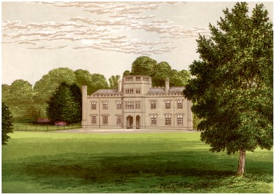 Wolseley Hall, Staffordshire, hjemsted for Baronet Wolseley, c1880 af Unbekannt