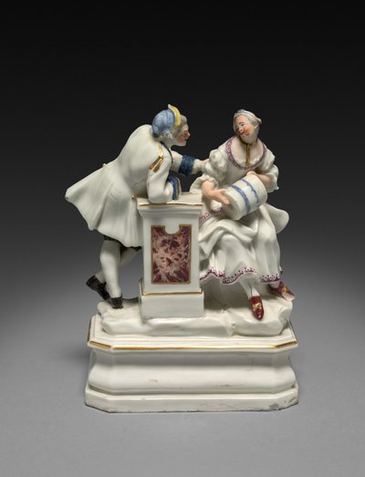 kvinde og mand, ca. 1750. af Unbekannt