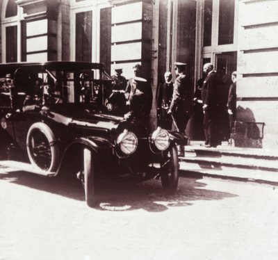 Woodrow Wilson og kong Albert I, c1914-c1918 af Unbekannt