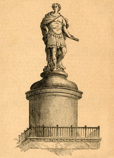 Wrens originale design til monumentets topmøde, 1897. af Unbekannt
