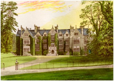 Wroxton Abbey, Oxfordshire, hjemsted for North-familien, c1880 af Unbekannt