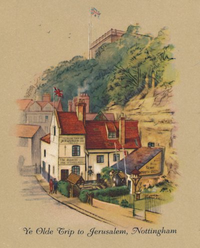 Ye Olde tur til Jerusalem, Nottingham, 1939 af Unbekannt