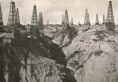 Yenan-Young Oil Wells, 1900. af Unbekannt