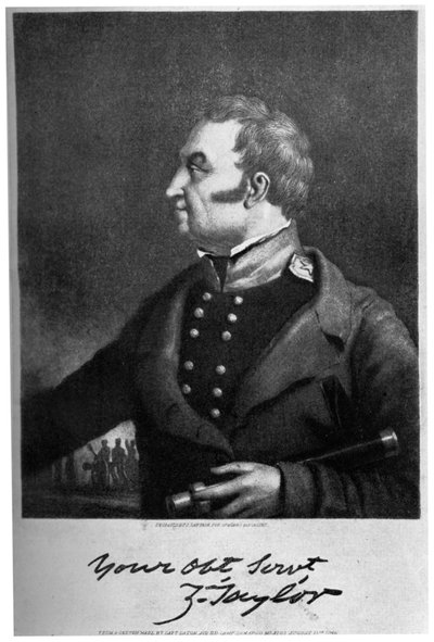 Zachary Taylor, amerikansk militærleder og politiker, c1846, 1908 af Unbekannt