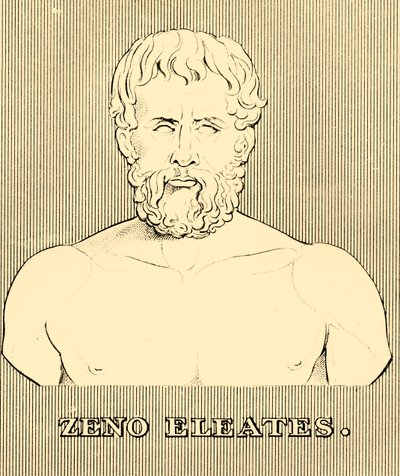 Zeno Eleates, c495-430 f.Kr., 1830. af Unbekannt