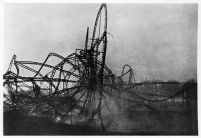 Zeppelin LZ4 efter Echterdingen-katastrofen, Tyskland, 1908 1933 af Unbekannt