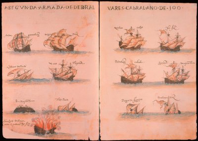 portugal. Flotte unter Cabral 1500 af Unbekannt