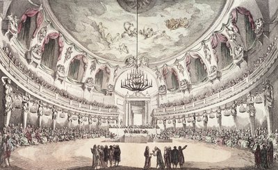 Koncertsal i Venedig, 1700-tallet af Unbekannt Unbekannt