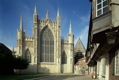 Udvendig udsigt over York Minster, Yorkshire af Unbekannt Unbekannt
