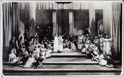 Første sceneopførelse i England af Händels oratorium Semele. 1925 af Unbekannt Unbekannt