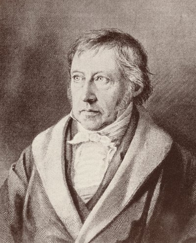Georg Hegel af Unbekannt Unbekannt