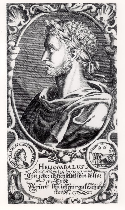 Heliogabalus (204-222 e.Kr.) af Unbekannt Unbekannt