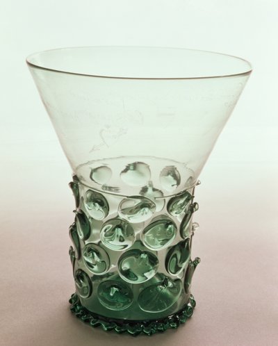 Krautstrunk Waldglas bæger, ca. 1600, gravering dateret 1626 af Unbekannt Unbekannt