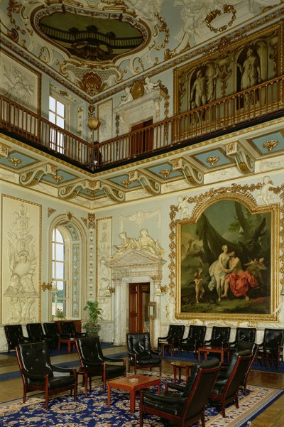 Moor Park, Interior of the Hall af Jacopo Amigoni (ca. 1675-1752), Hertfordshire, Storbritannien af Unbekannt Unbekannt