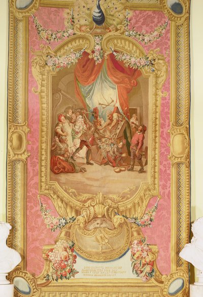 Scene fra Don Quixote, gobelin fra Regents Gallery af Unbekannt Unbekannt