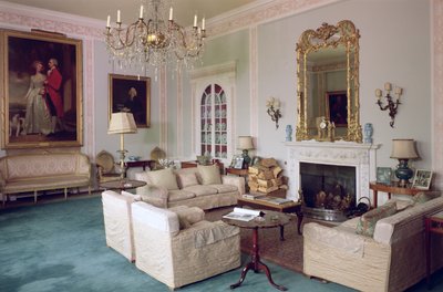 Musikrummet, Sledmere House, Yorkshire af Unbekannt Unbekannt